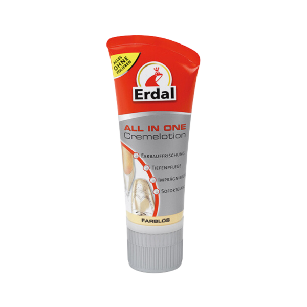 Erdal All in One Cremelotion Farblos, Schuhcreme, 50ml
